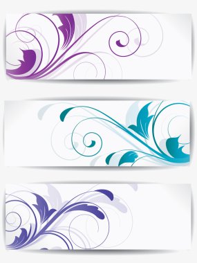 çiçek arka plan tasarımı swirls ile için
