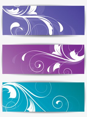 çiçek arka plan tasarımı swirls ile için