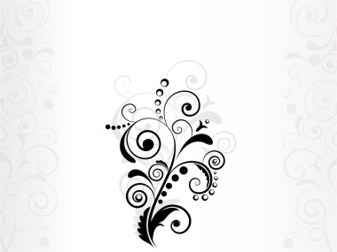 çiçek arka plan swirls ile