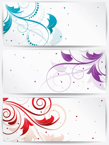 Abstract floral background for design with swirls — Stock Vector