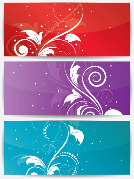 Abstract floral background for design with swirls — Stock Vector