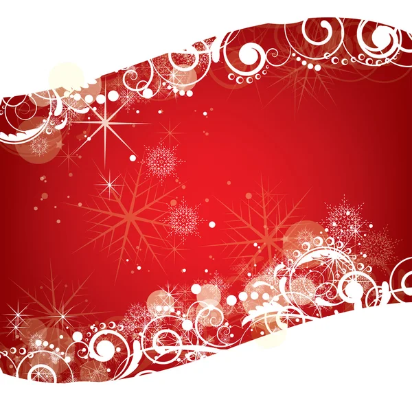 新的一年的抽象圣诞冬季背景 — 图库矢量图片