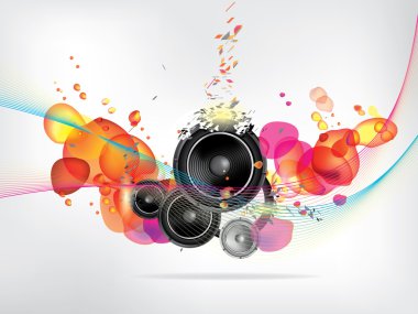 soyut müzik arkaplanı