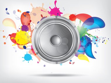 müzik arka subwoofer ile