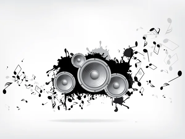 Fondo abstracto musical — Vector de stock