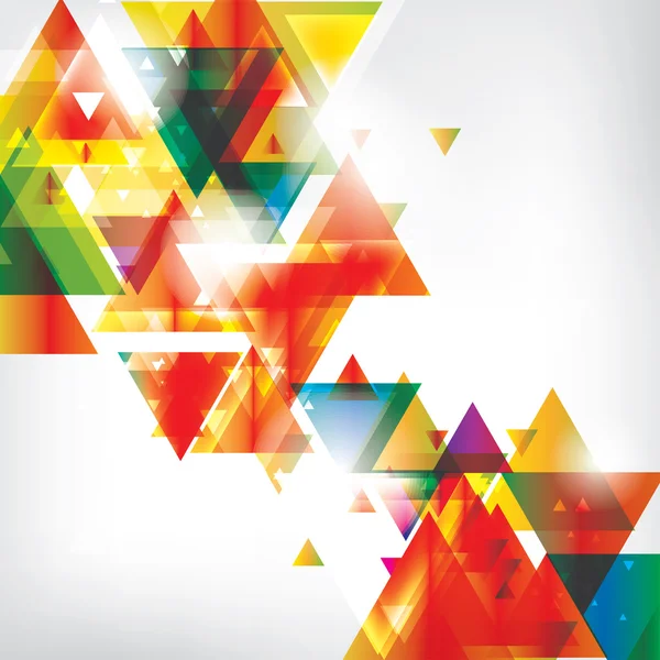 Abstrakter Hintergrund mit farbigen Elementen — Stockvektor