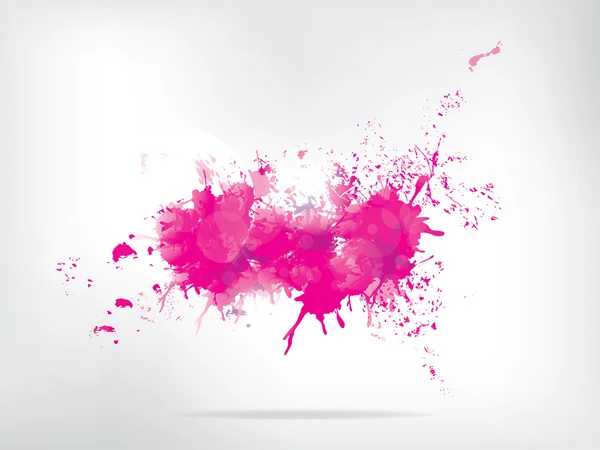 Peinture colorée éclaboussures sur fond abstrait — Image vectorielle
