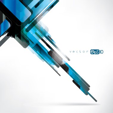 Geometrik elementlerle soyut arkaplan