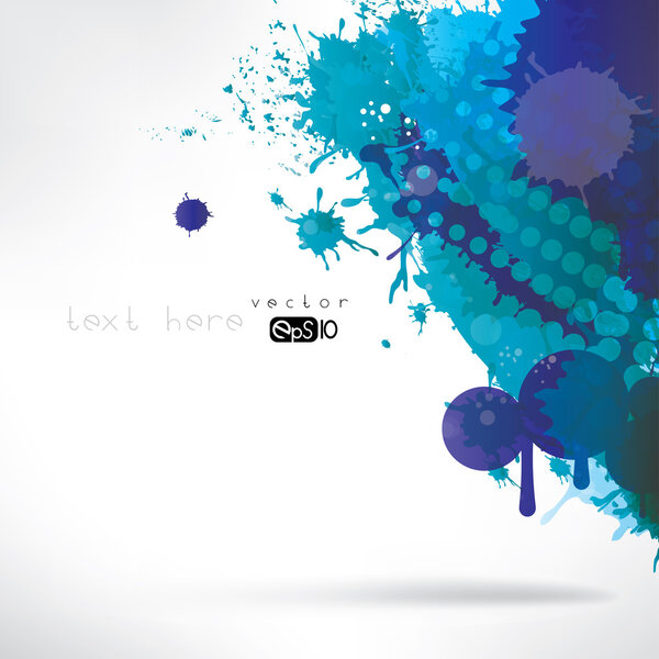 Абстрактный фон с брызгами
