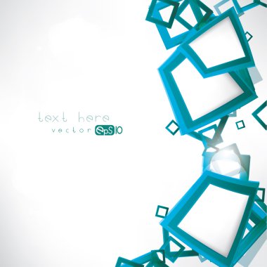 Geometrik elementlerle soyut arkaplan