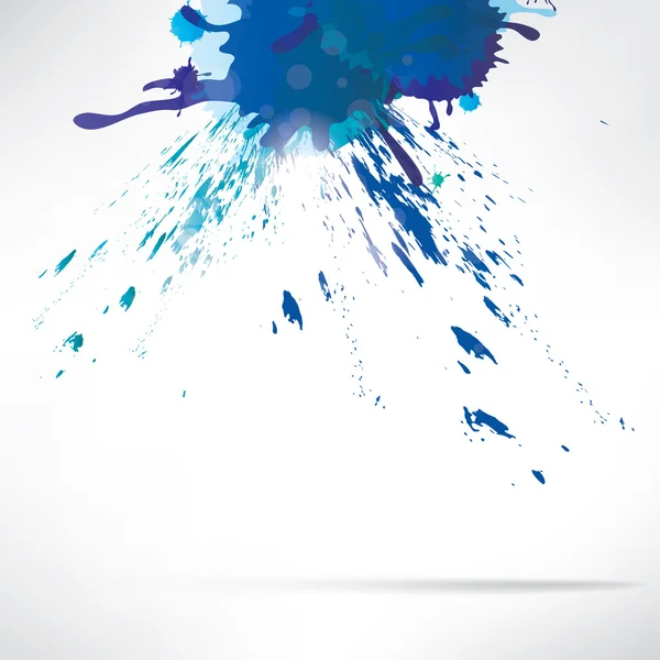 Splash op abstracte achtergrond — Stockvector