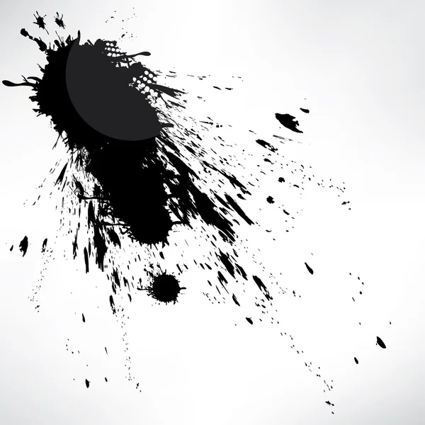 Splash sur fond abstrait — Image vectorielle