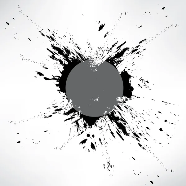 Splash sur fond abstrait — Image vectorielle