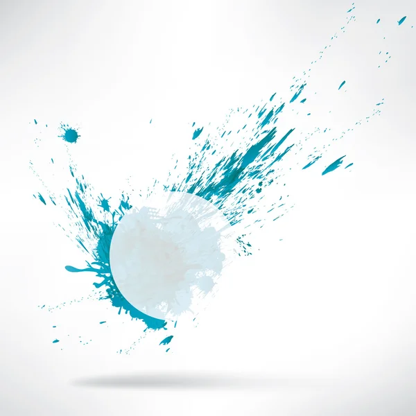 Splash sur fond abstrait — Image vectorielle