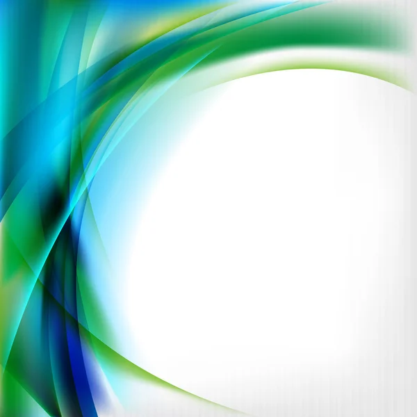 Onde colorée abstraite sur fond — Image vectorielle