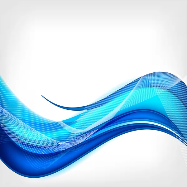 背景に抽象的な着色された波 — ストックベクタ