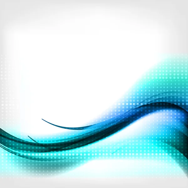 Abstrakter Hintergrund mit Wellen und Linien — Stockvektor