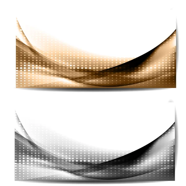 Fond abstrait avec vagues et lignes — Image vectorielle