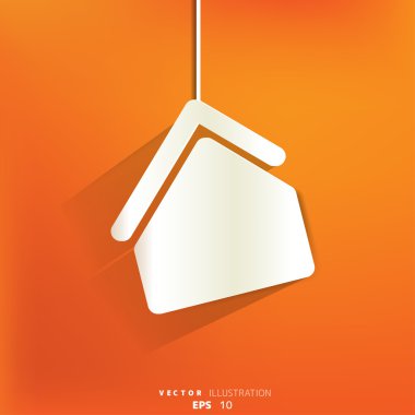 ev simgesi, düz tasarım