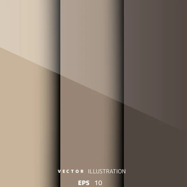 Fondo abstracto con capas de papel y sombras — Vector de stock
