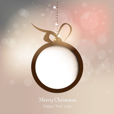 Kar taneleri olan zarif bir Noel arkaplanı.