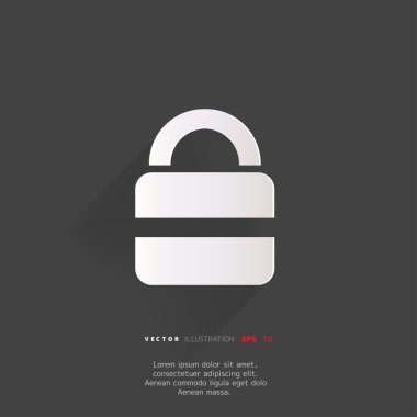 asma kilit web simgesi