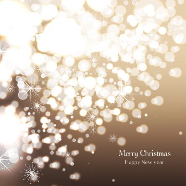 Kar taneleri olan zarif bir Noel arkaplanı.