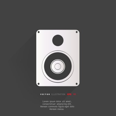 Subwoofer web icon clipart