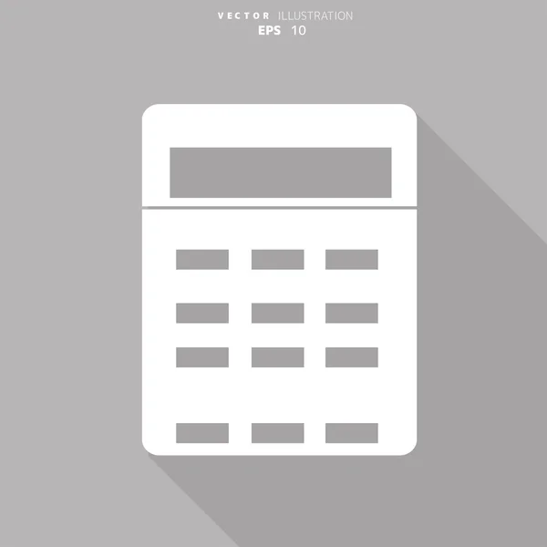 Calculator web icon — Stock Vector