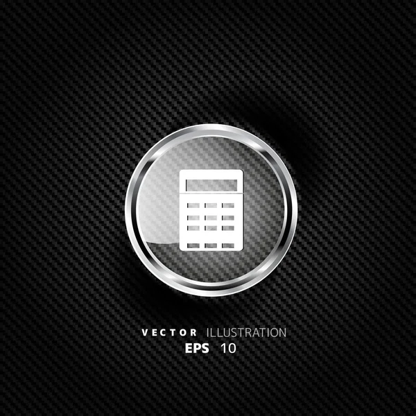 Calculator web icon — Stock Vector