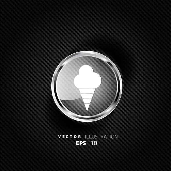 Icona web gelato — Vettoriale Stock