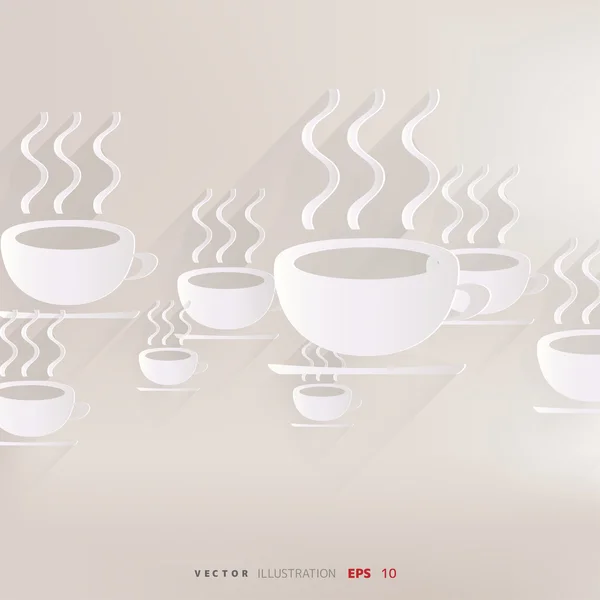 Hot drink web icon — Stock Vector