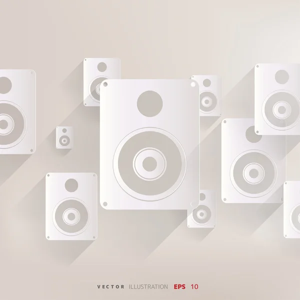 Subwoofer icône web — Image vectorielle