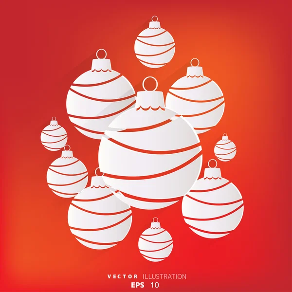 Joulu pallo kuvake — vektorikuva