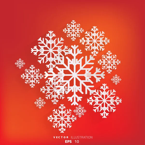 Icona del fiocco di neve — Vettoriale Stock