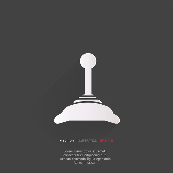 Joystick icono web — Vector de stock