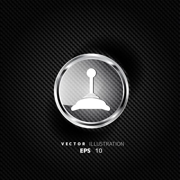 Joystick icona web — Vettoriale Stock