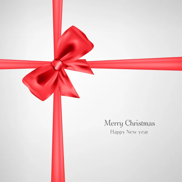Résumé fond de Noël avec arc — Image vectorielle