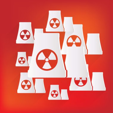 atomik güç istasyonu simgesi