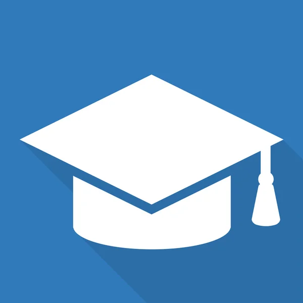 Academic cap icon. Study cap symbol — Stock Vector