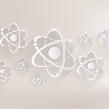 molekülü, atom simgesi