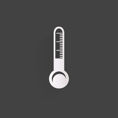 Thermometer web icon clipart