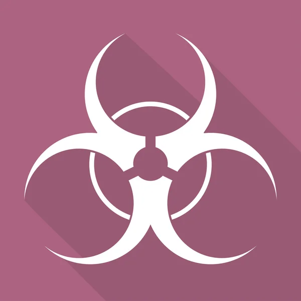 Biohazard icon,biological danger — Stock Vector