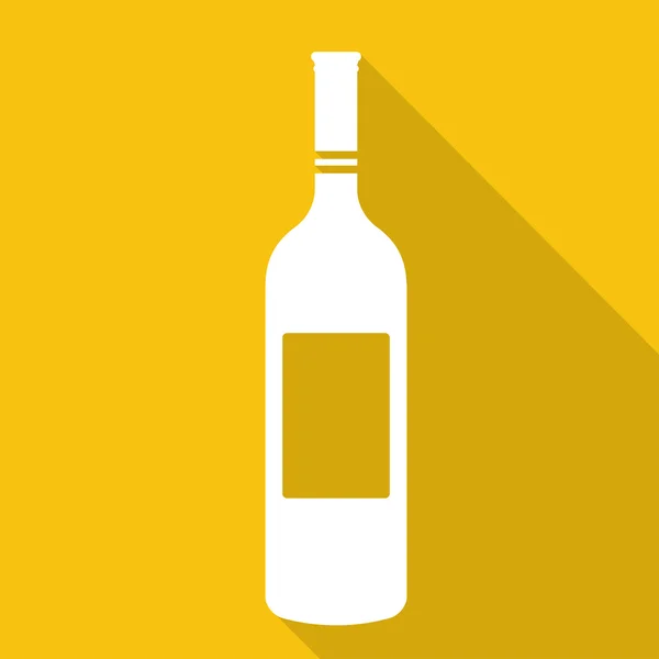 Ícone garrafa de vinho — Vetor de Stock