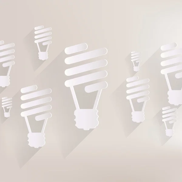 Energy saving light bulb — Stock Vector