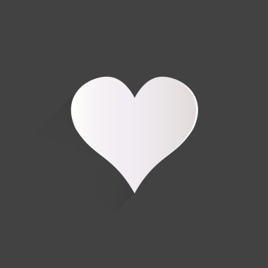 kalp simgesi, tıbbi geçmişi. aşk