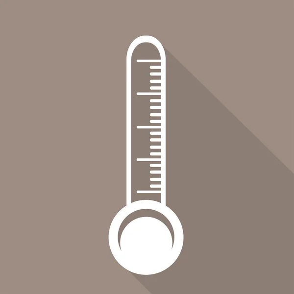 Hőmérő pókháló ikon — Stock Vector