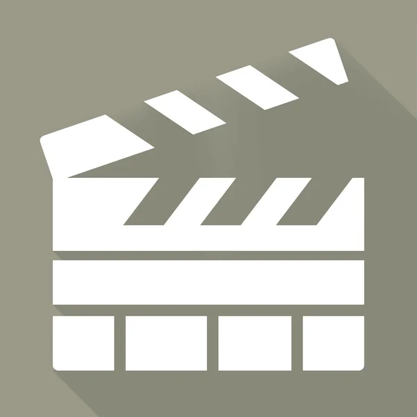 Clapperboard 的图标。电影，看电影，电影符号 — 图库矢量图片