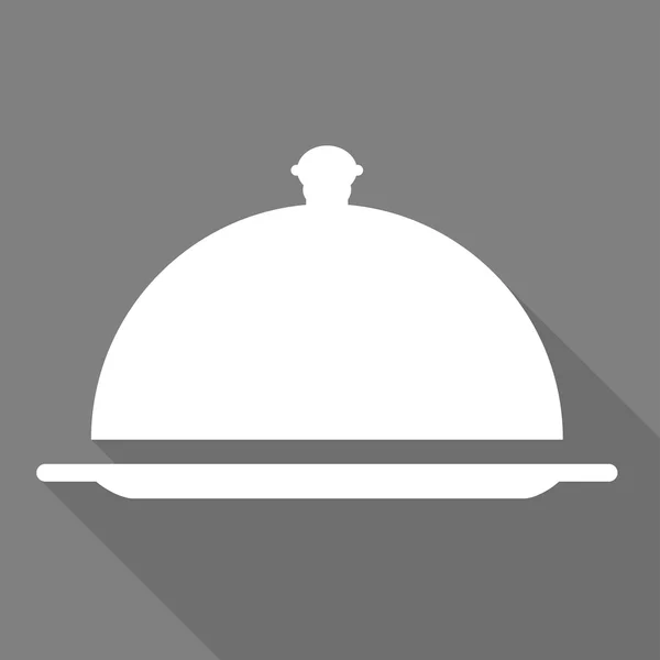 Restaurant cloche pictogram — Stockvector