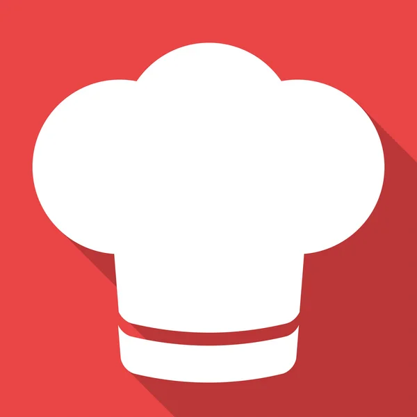Icono de gorra de chef. Tapa de cocción — Archivo Imágenes Vectoriales